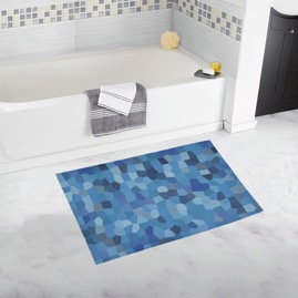 Blue Pattern Bath Rug Gingezel ArtsAdd.jpg