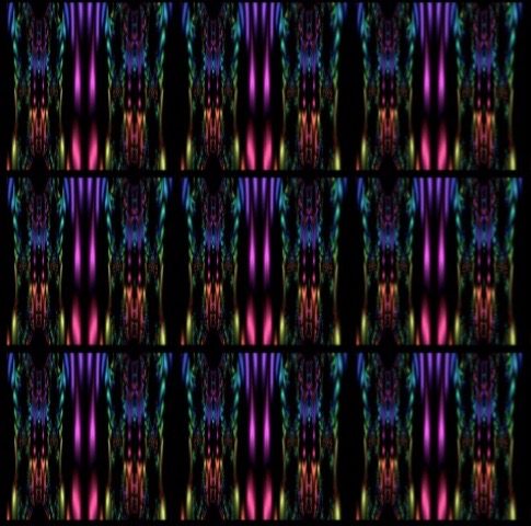 This simulates a wall of black fractal tile. Gingezel at Zazzle.