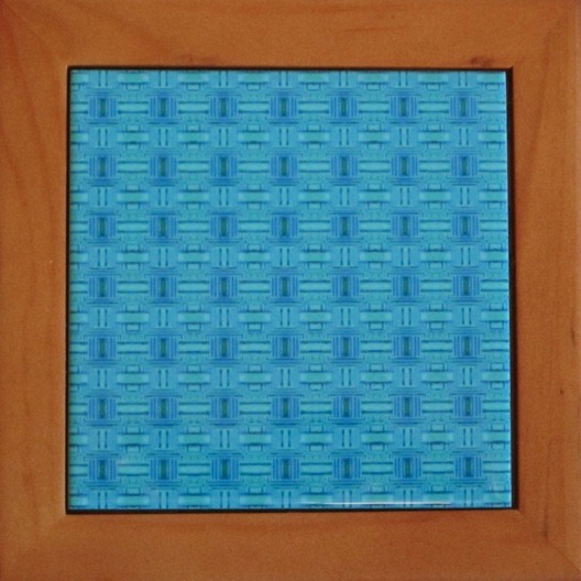 Lagoon Blue Tile Trivet Gingezel