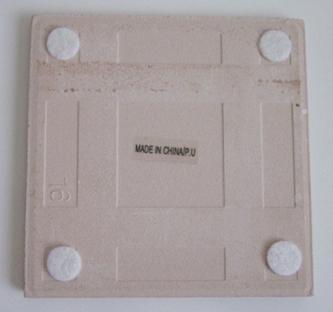 Here is what the back of a Zazzle tile looks like.