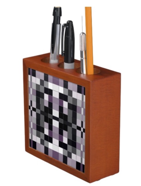 tile desk organizer Gingezel at Zazzle