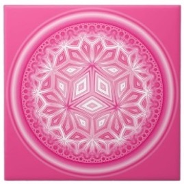 Pink Kaleidoscope Tile by Gingezel at Zazzle.jpg